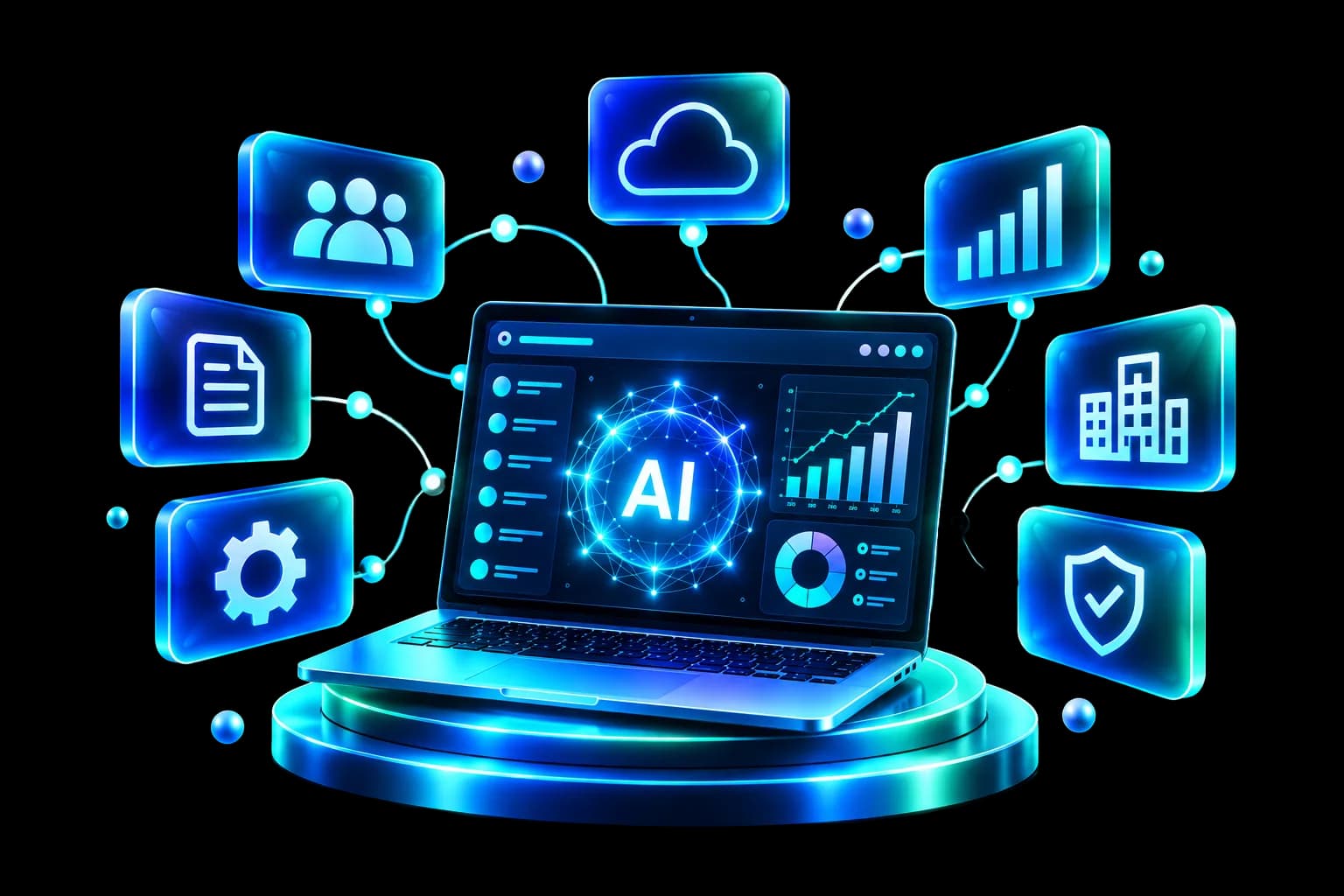 AI & Enterprise Software illustration